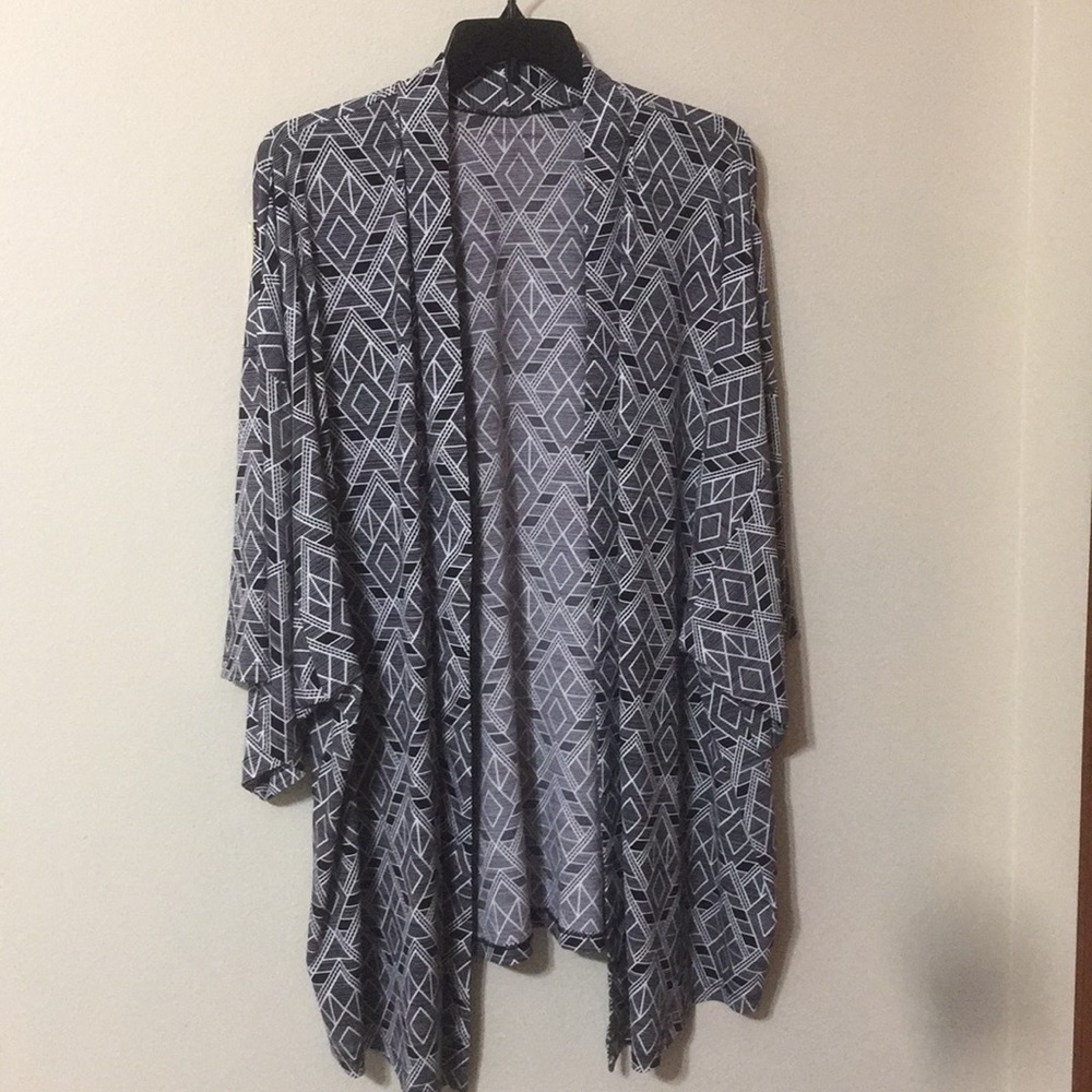 Geometric Design Kimono Jacket